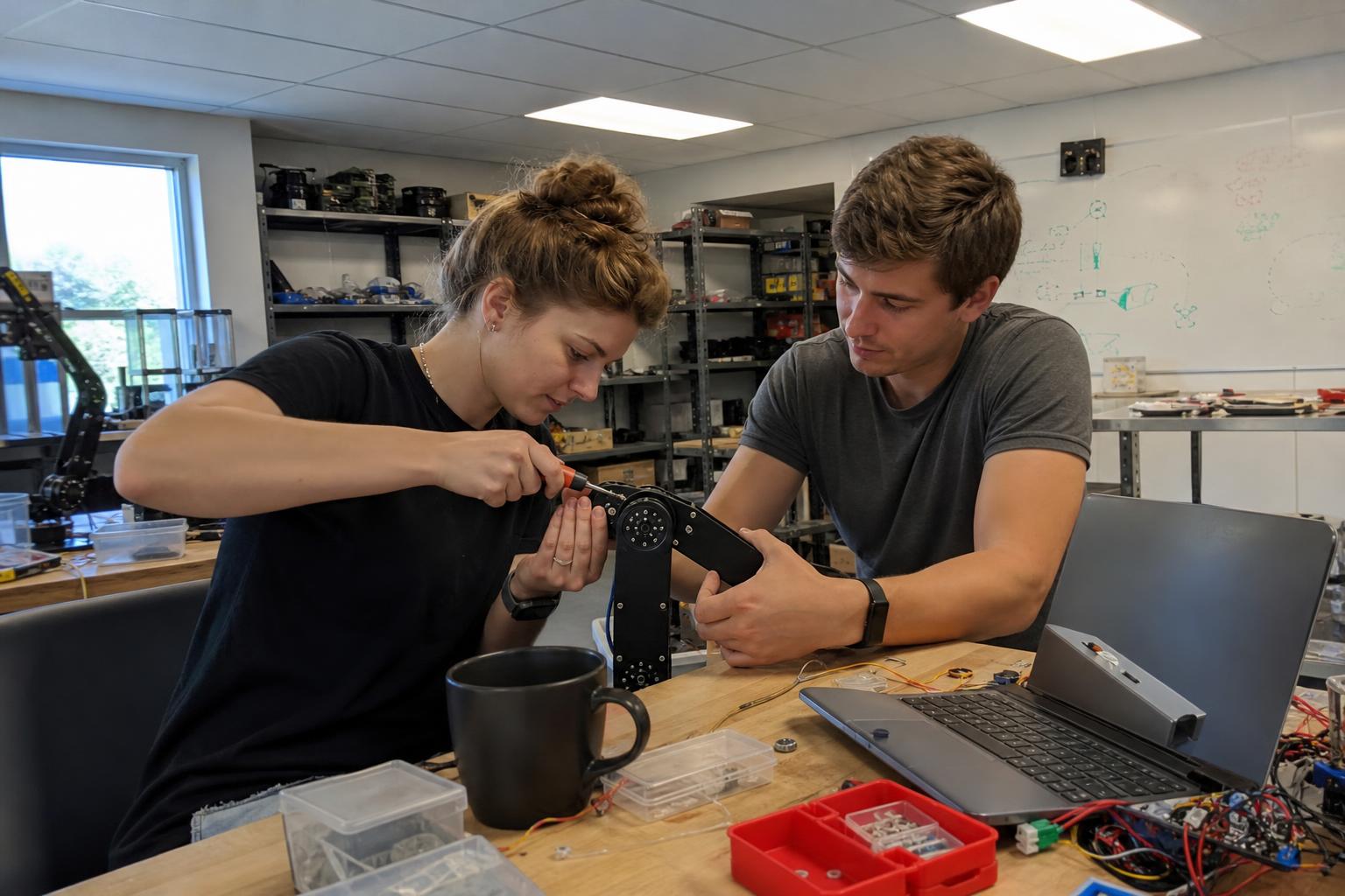 Ana V., hardware lead, robotics startup