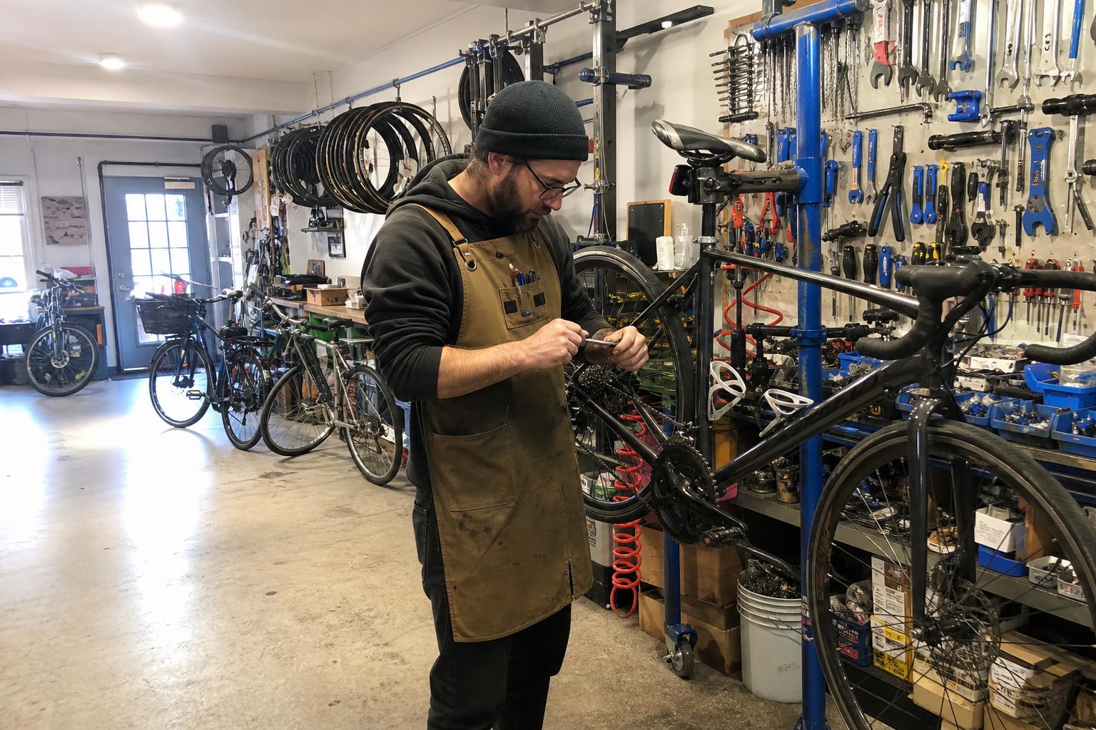 Luis M., owner, neighborhood bike shop